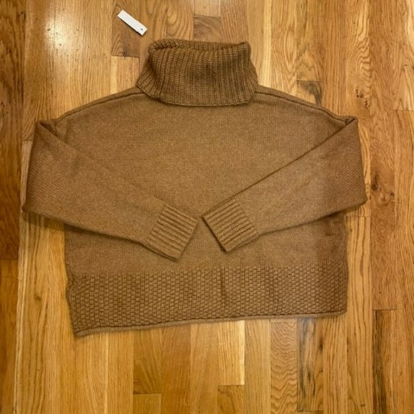 Madewell Tan Cowl Neck Sweater - Picture 7 of 9
